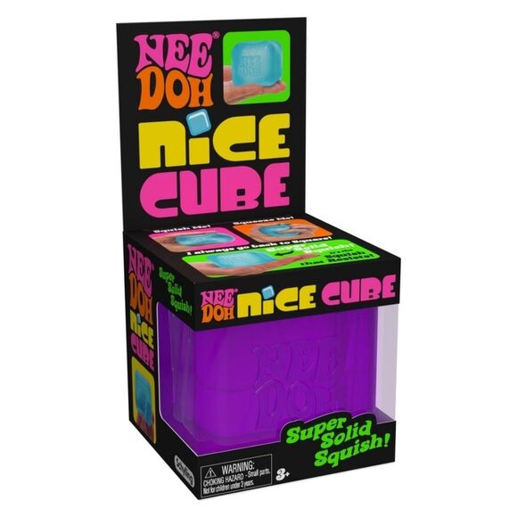 Nee Doh Nice Cube Purple Schylling Fidget Toy - Picture 1 of 3
